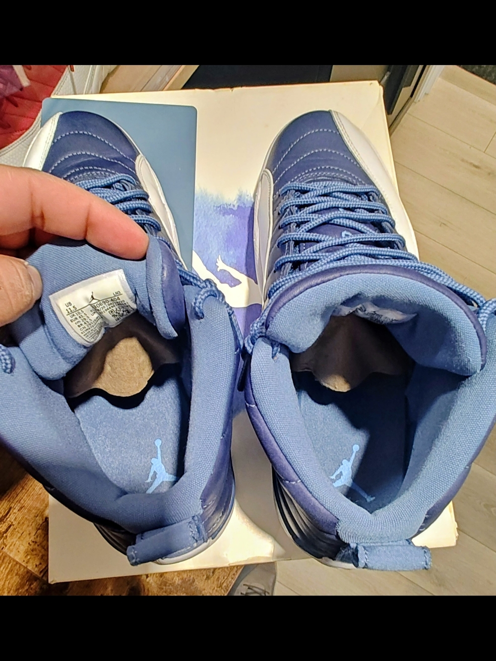 DS Jordan 12 Indigo 11.5 OG All Release Day Pair - Picture 7 of 12